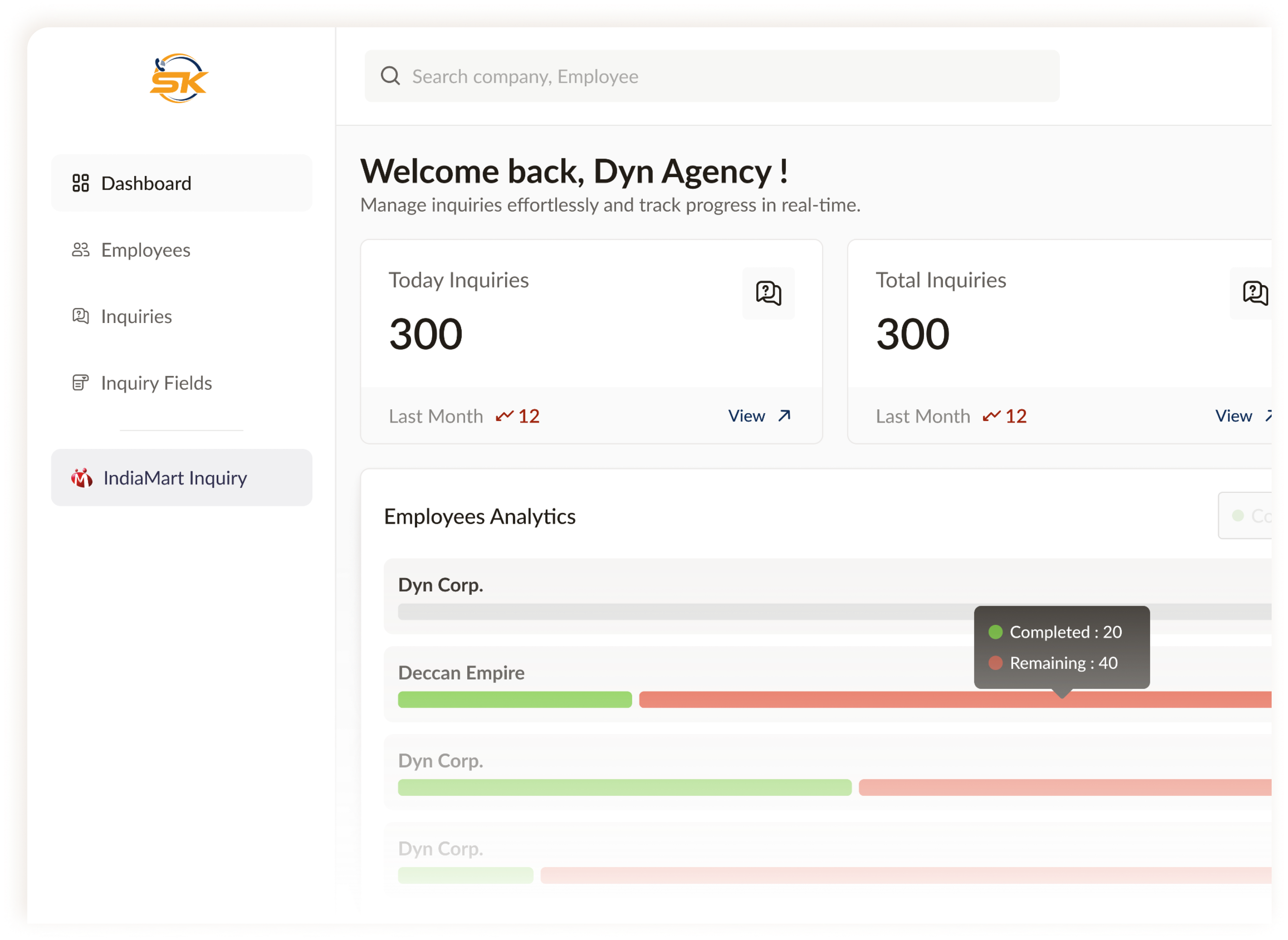 Dashboard Preview